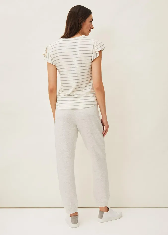 Women Phase Eight Trousers Carter Tapered Jersey Joggers