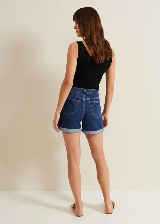 Women Phase Eight Trousers Denise Denim Shorts