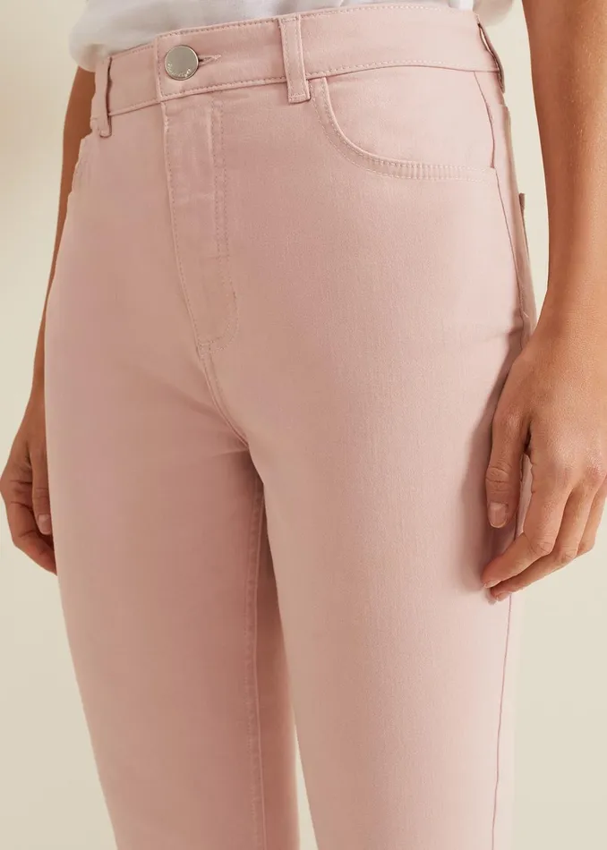 Women Phase Eight Trousers Lindsey Cropped Straight Leg Jeans