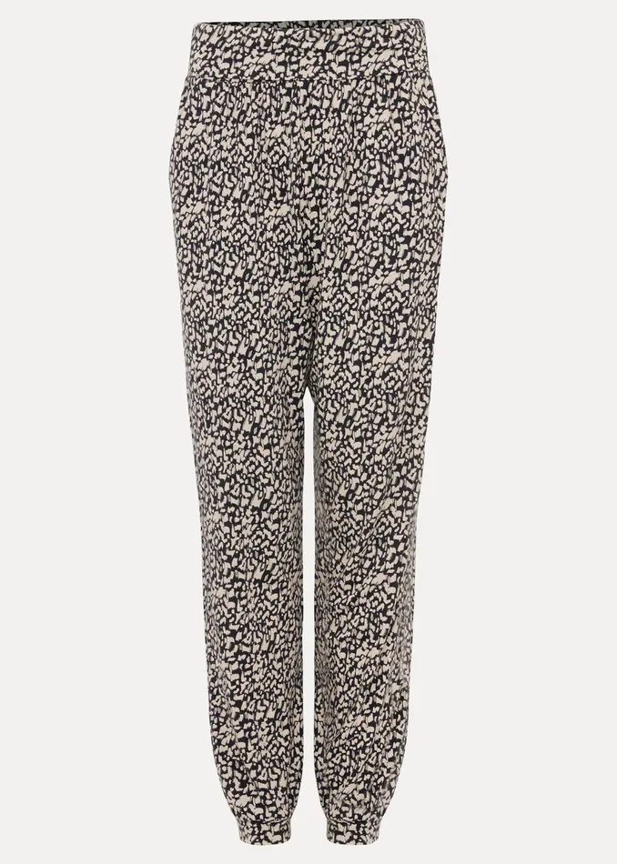 Women Phase Eight Trousers Milee Printed Jersey Joggers