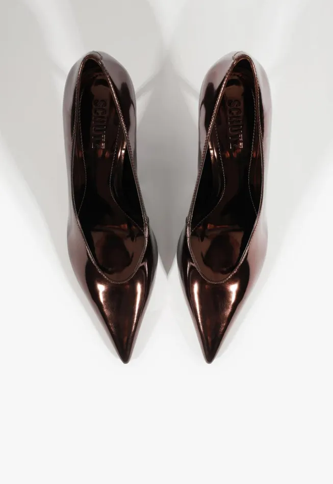 Women Pumps Schutz Shoes Alicia Pump Dark Brown