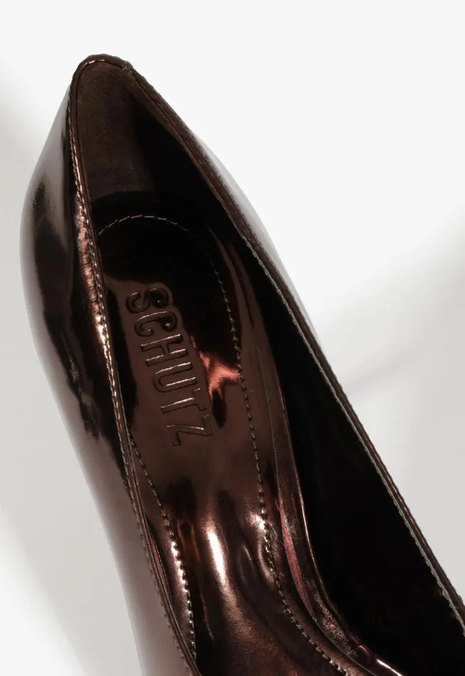 Women Pumps Schutz Shoes Alicia Pump Dark Brown