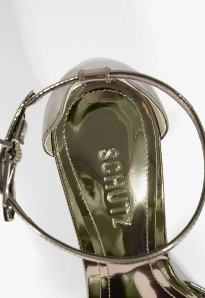 Women Pumps Schutz Shoes Lena Pump Silver