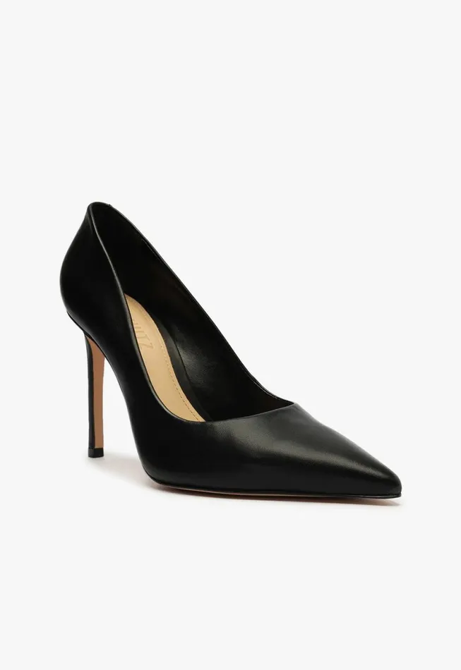 Women Pumps Schutz Shoes Lou Leather Pump Black