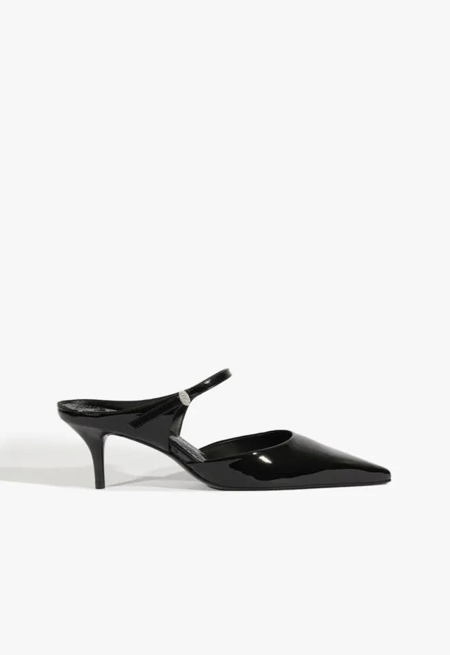 Women Pumps Schutz Shoes Tonya Mid Mule Pump Black
