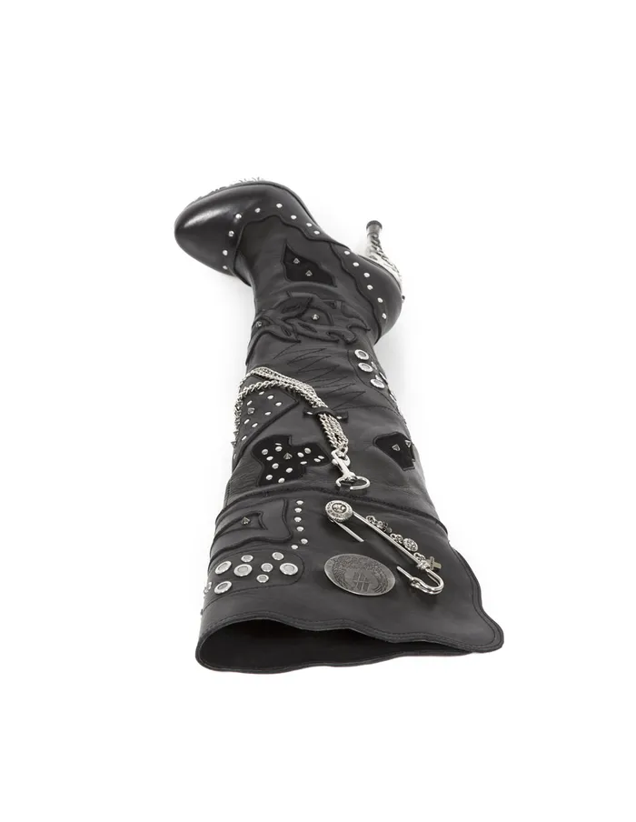Women Punk MMag091C1 Heels New Rock