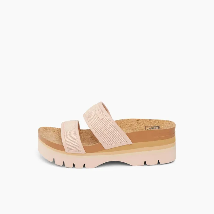 Women Reef Sandals Cushion Vista Higher Cameo Rose Women Reef Sandals Cushion Vista Higher Cameo Rose