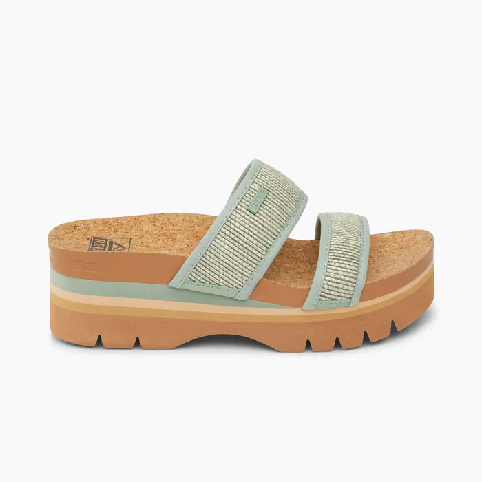 Women Reef Sandals Cushion Vista Higher Frosty Tatami