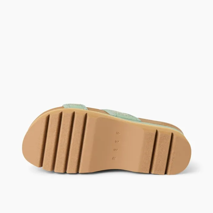 Women Reef Sandals Cushion Vista Higher Frosty Tatami Women Reef Sandals Cushion Vista Higher Frosty Tatami