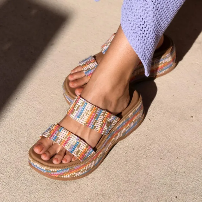 Women Reef Sandals Lofty Lux Hi Beachy Woven