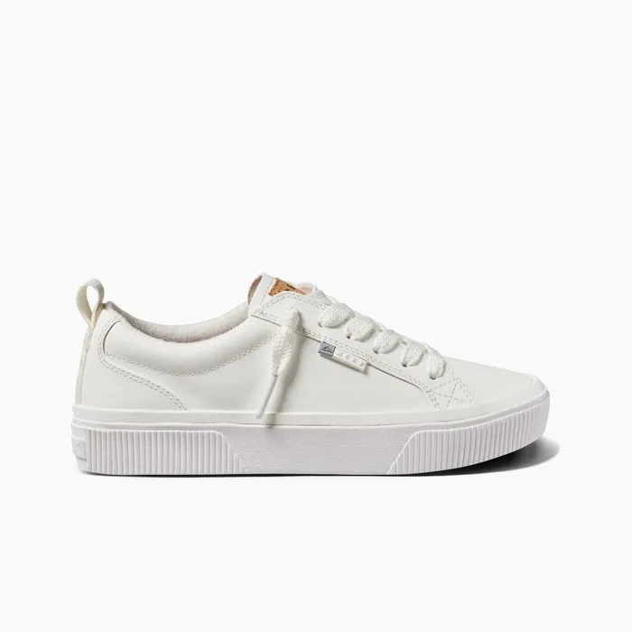 Women Reef Shoes Lay Day Dawn White Leather