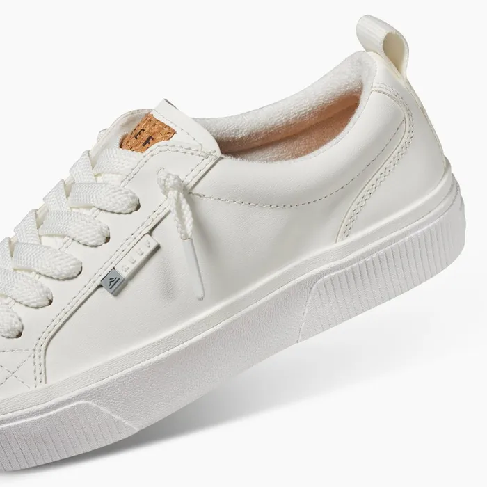 Women Reef Shoes Lay Day Dawn White Leather Women Reef Shoes Lay Day Dawn White Leather