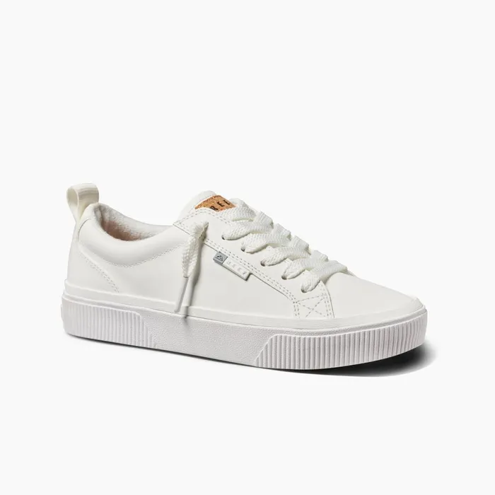 Women Reef Shoes Lay Day Dawn White Leather Women Reef Shoes Lay Day Dawn White Leather