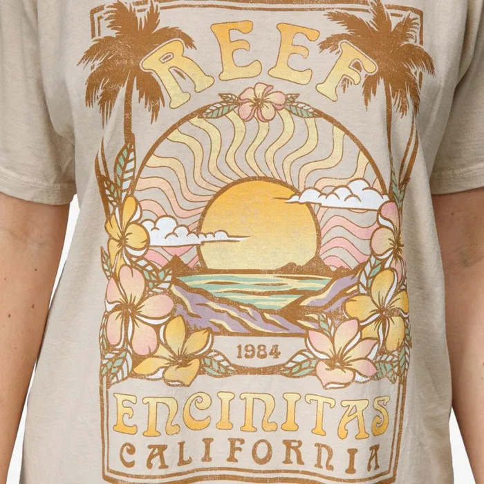 Women Reef TShirts Tanks and Dresses Boyfriend Tee Camel