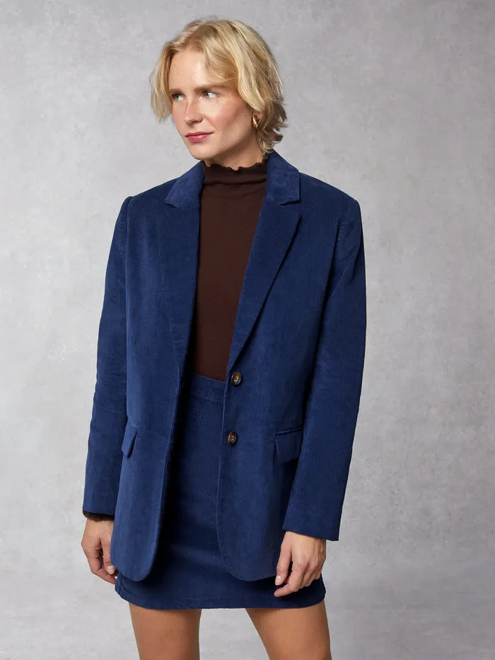 Women Rouje Jacques Jacket Bleu Denim Coats and Jackets