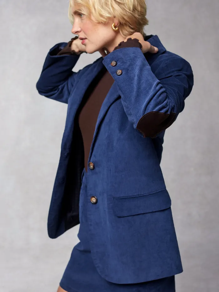 Women Rouje Jacques Jacket Bleu Denim Coats and Jackets