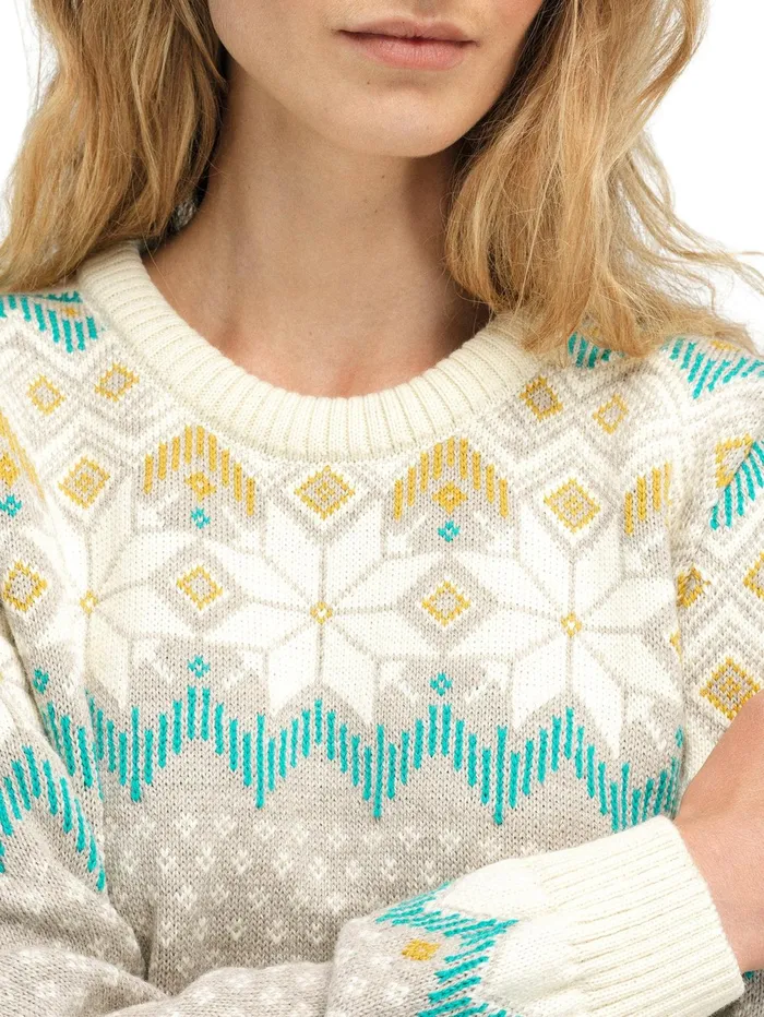 Women Round Neck Dale Of Norway Vilja Sweater