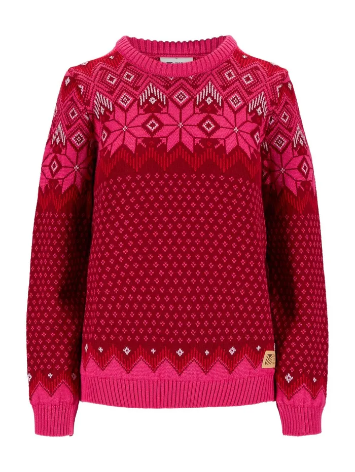 Women Round Neck Dale Of Norway Vilja Sweater