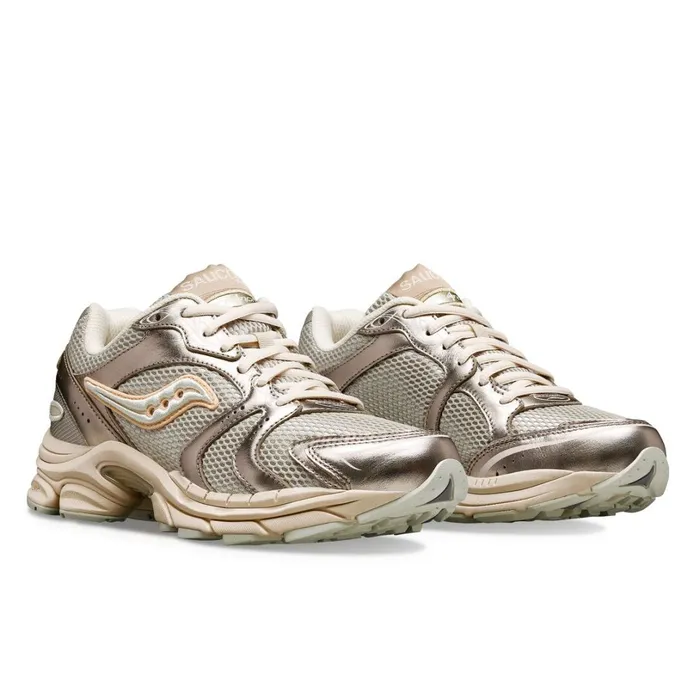 Women Saucony Lifestyle Progrid Triumph 4 Premium Bubbly