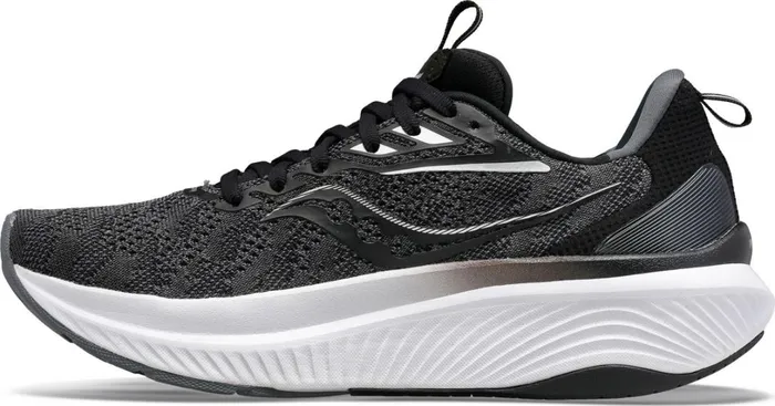 Women Saucony Walking Echelon 9 Extra Wide Blackwhite