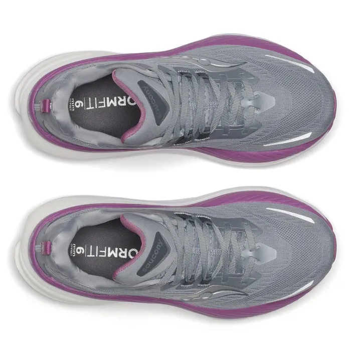 Women Saucony Walking Hurricane 24 Wide Flintviola
