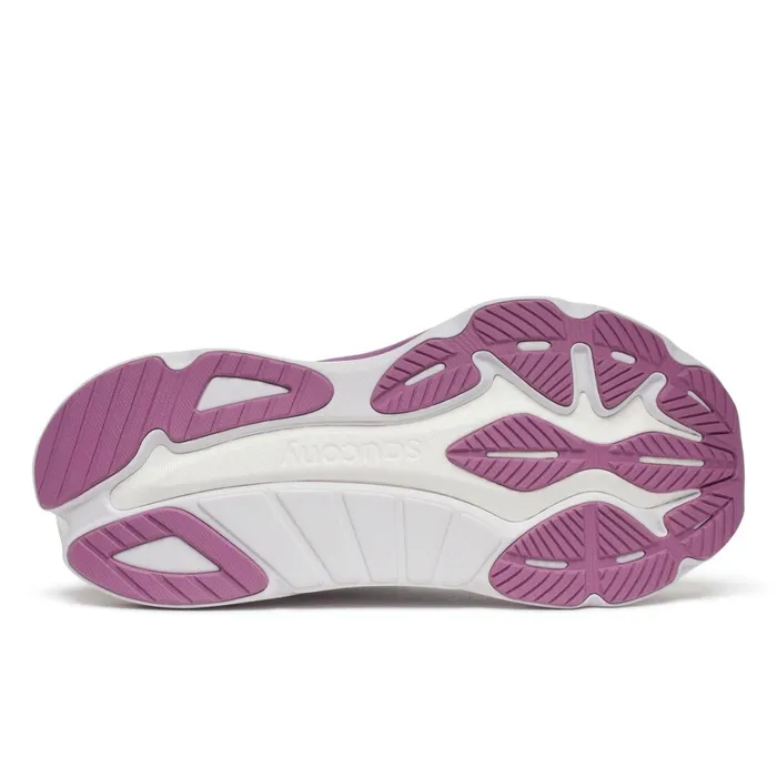 Women Saucony Walking Hurricane 24 Wide Flintviola