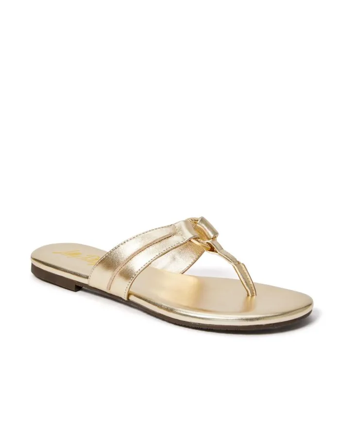 Women Shoes Lilly Pulitzer McKim Sandal Gold Metallic