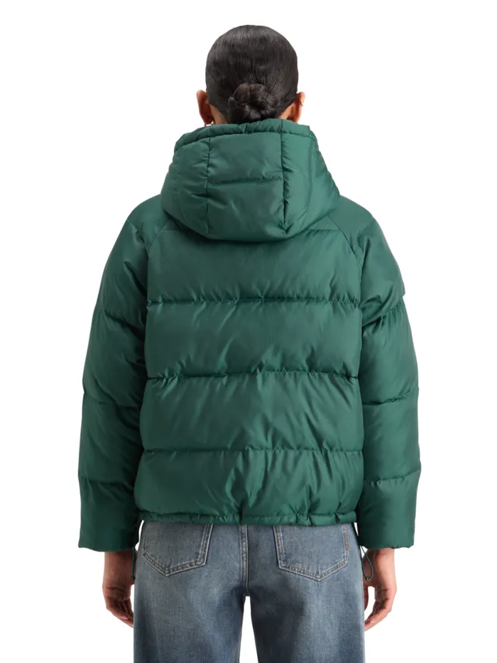 Women SHORT RIPSTOP PUFFER Cypress Green Scotch and Soda Jackets and Coats