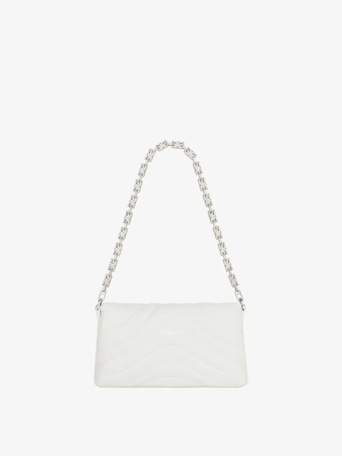 Women Shoulder Bags Givenchy Micro 4G Soft Bag In Quilted Leather Ivory