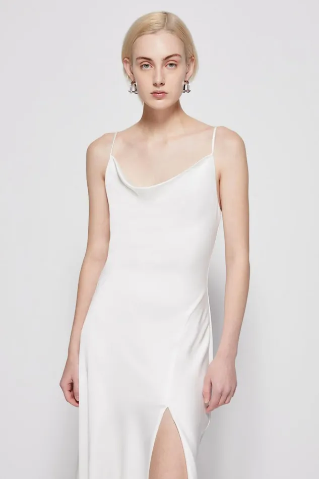 Women Signature Finley Gown White Jonathan Simkhai Dresses and Jumpsuits