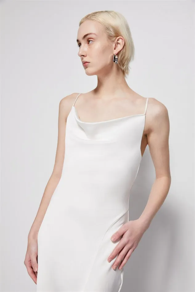 Women Signature Finley Gown White Jonathan Simkhai Dresses and Jumpsuits
