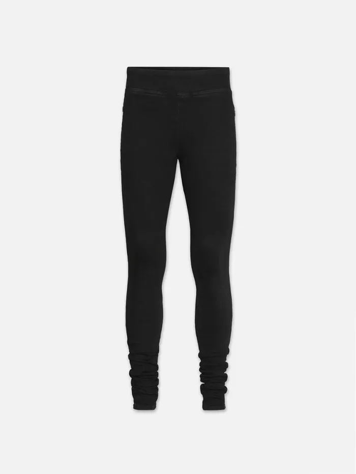 Women Skinny FRAME The Jetset Stacked Pencil 8212 Sheen Noir