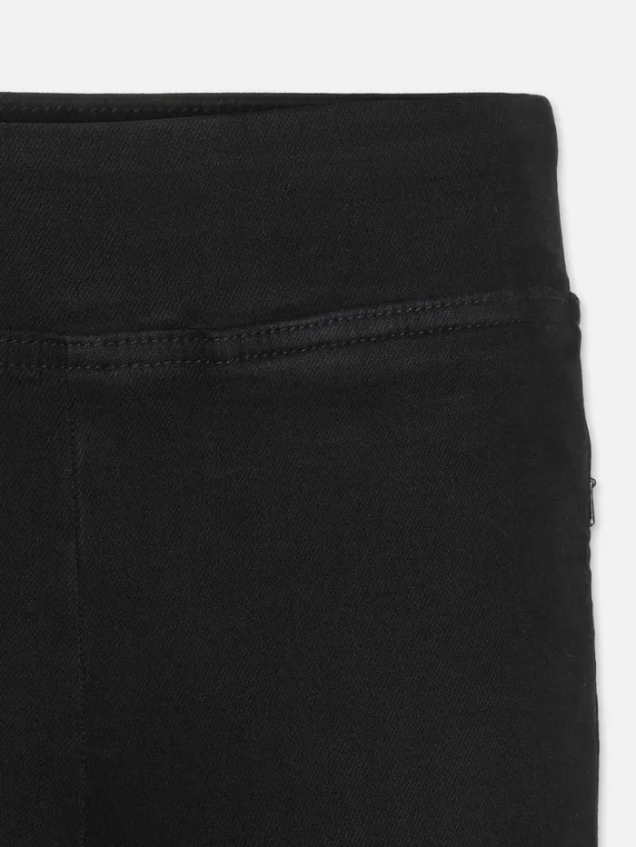 Women Skinny FRAME The Jetset Stacked Pencil 8212 Sheen Noir