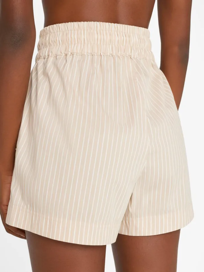 Women Skirts and Shorts FRAME Drawstring Lounge Short 8212 Sand Multi