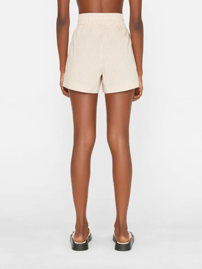 Women Skirts and Shorts FRAME Drawstring Lounge Short 8212 Sand Multi