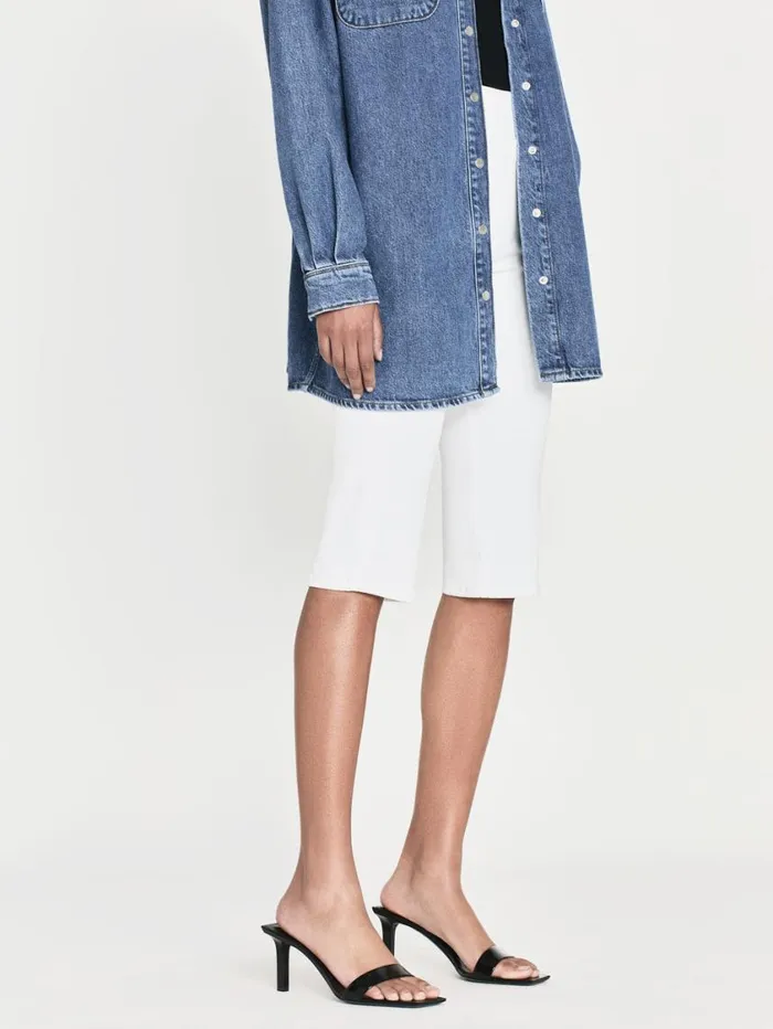 Women Skirts and Shorts FRAME Jetset Capri 8212 White Women Skirts and Shorts FRAME Jetset Capri 8212 White