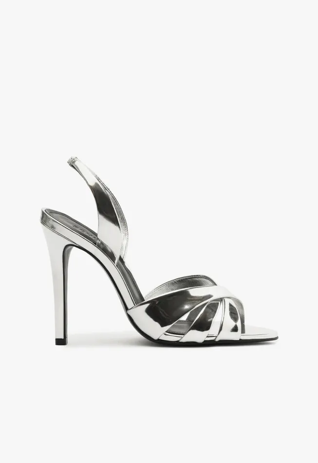 Women Slingbacks Schutz Shoes Keefa Sling Sandal Silver