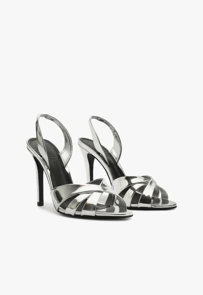Women Slingbacks Schutz Shoes Keefa Sling Sandal Silver