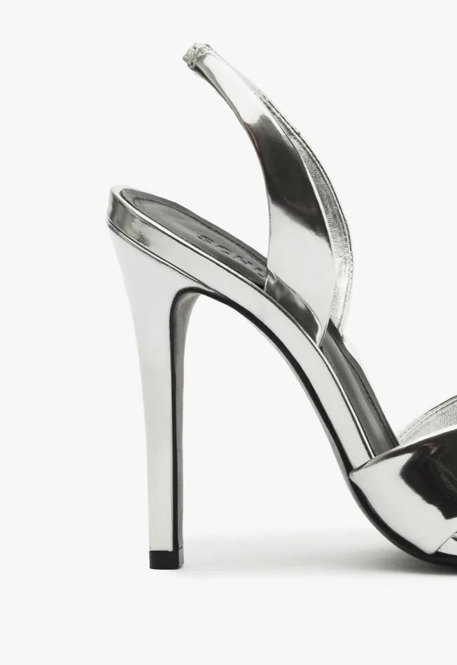 Women Slingbacks Schutz Shoes Keefa Sling Sandal Silver