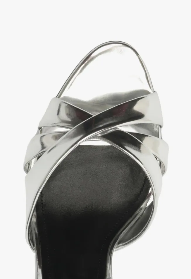 Women Slingbacks Schutz Shoes Keefa Sling Sandal Silver