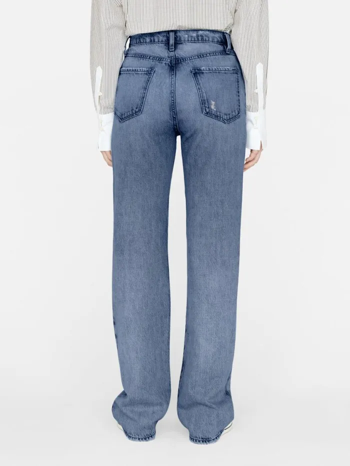 Women Straight FRAME Le Jane 8212 Downpour Rips