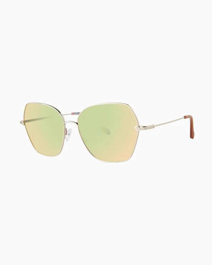 Women Sunglasses and Eyewear Lilly Pulitzer Wading Sunglasses Cream Tortoise Soleil It On Me