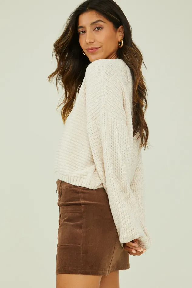Women Sweaters Altar8217d State Blaise Cropped Sweater