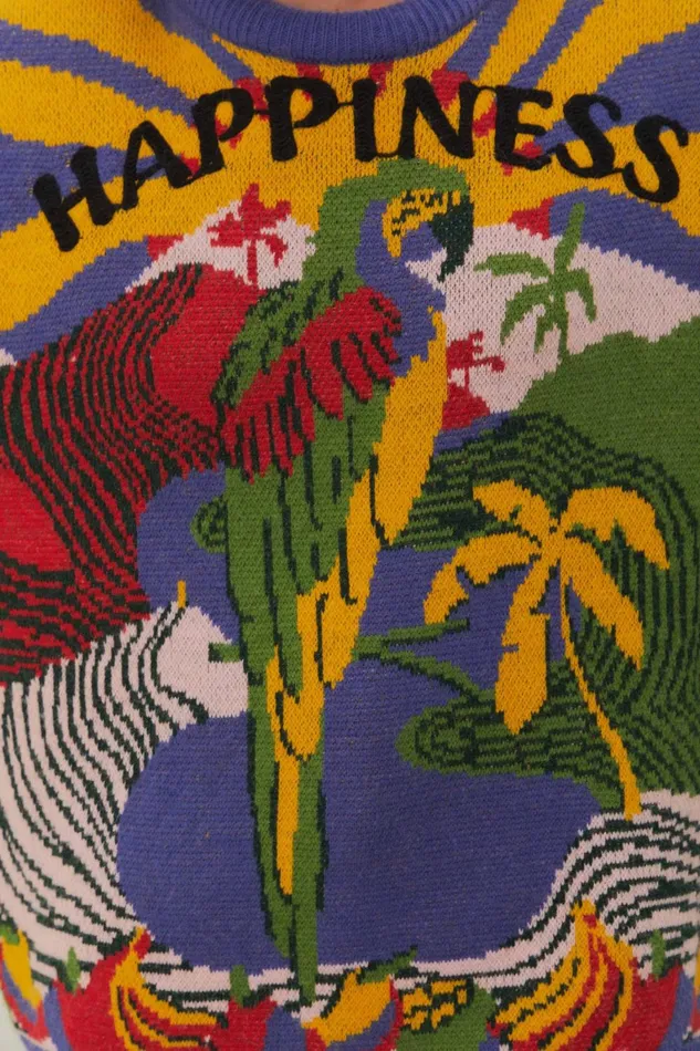 Women Sweaters and Sweatshirts Farm Rio Happiness Sweater