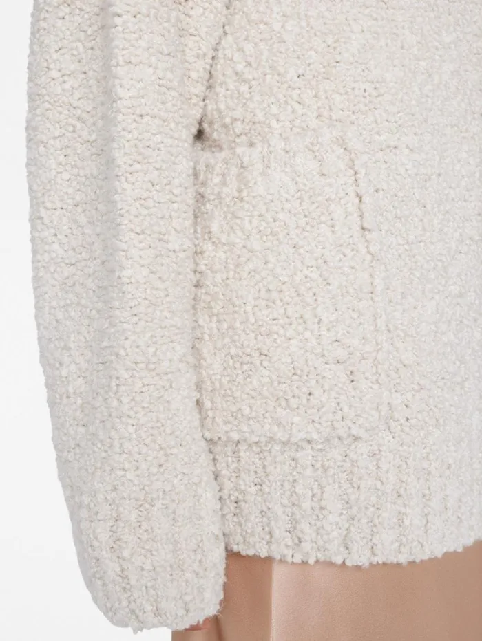 Women Sweaters FRAME Boucle Cardi 8212 Oatmeal Heather Women Sweaters FRAME Boucle Cardi 8212 Oatmeal Heather