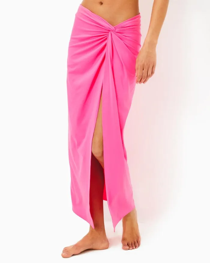 Women Swim Lilly Pulitzer Leevy Sarong CoverUp Roxie Pink Women Swim Lilly Pulitzer Leevy Sarong CoverUp Roxie Pink