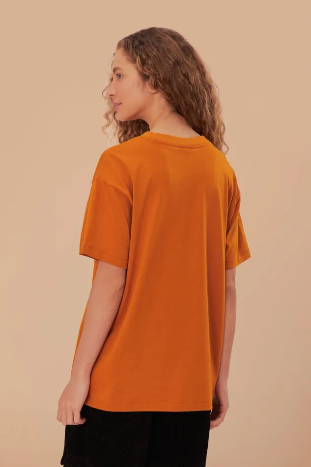 Women TShirts Farm Rio Brown Toucan Organic Cotton Relaxed TShirt
