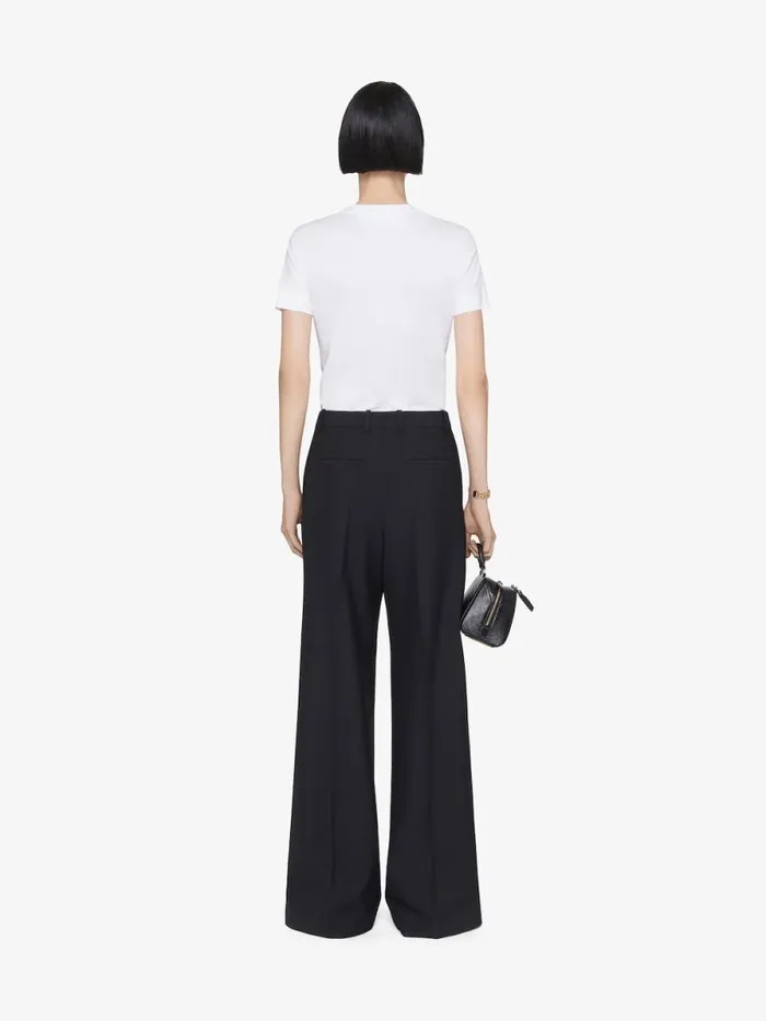 Women TShirts Givenchy Slim Fit Tshirt In Cotton With 4G Detail Whiteblack