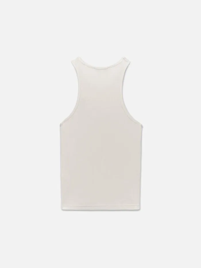 Women Tanks and Tees FRAME Ritz Women039s Rib Tank 8212 White Women Tanks and Tees FRAME Ritz Women039s Rib Tank 8212 White