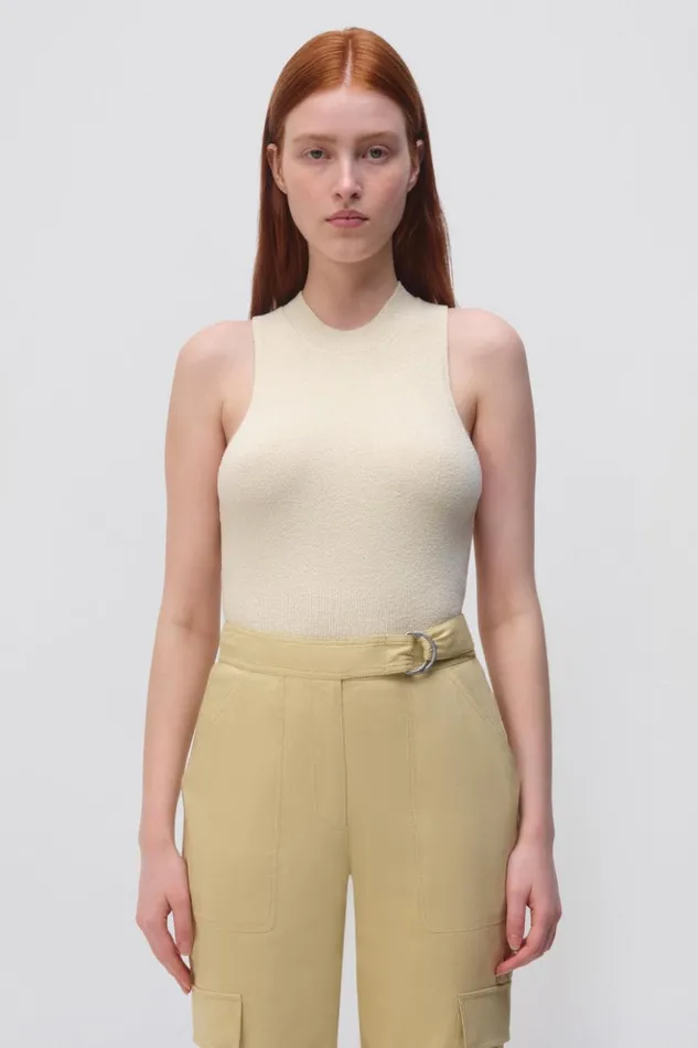 Women Tatyana Top Natural White Jonathan Simkhai Tops and Bodysuits